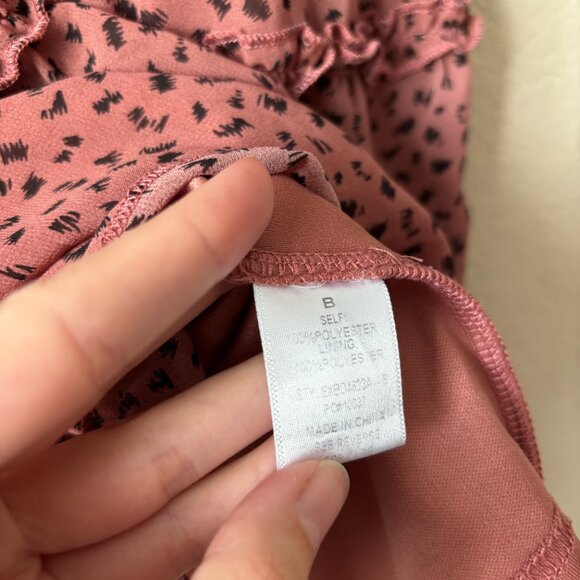 A Beautiful Soul Dot Printed Ruffle Trim Flattering Mini Dress - Picture 8 of 11